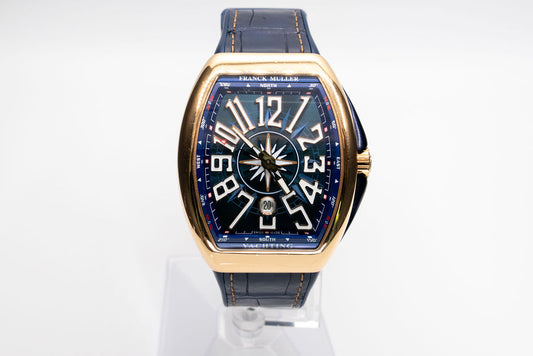 Franck Muller Vanguard Yachting V45SCDT 18K Rose Gold 45mm