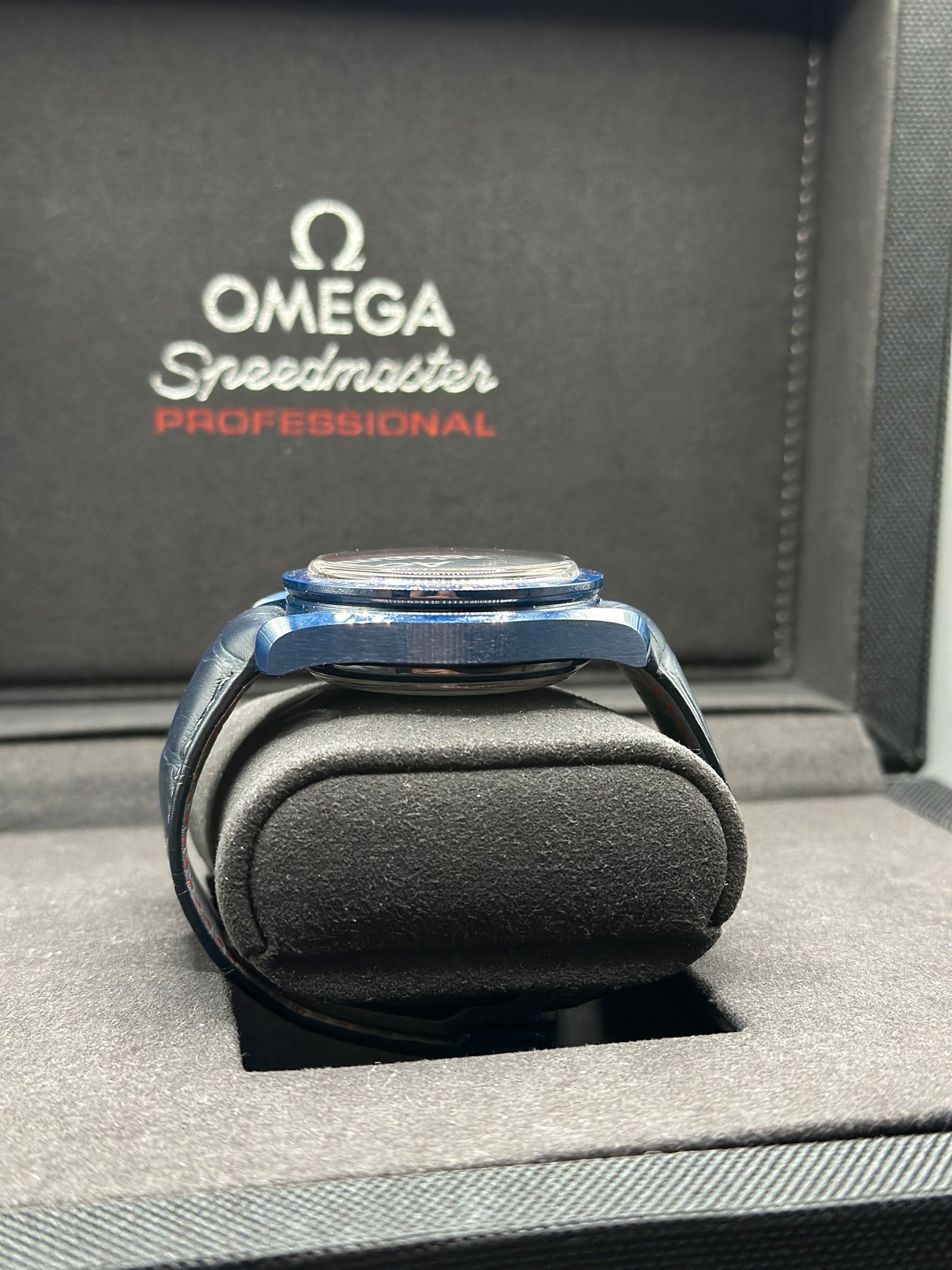 Omega Speedmaster Blue Side of the Moon Aventurine Full Set