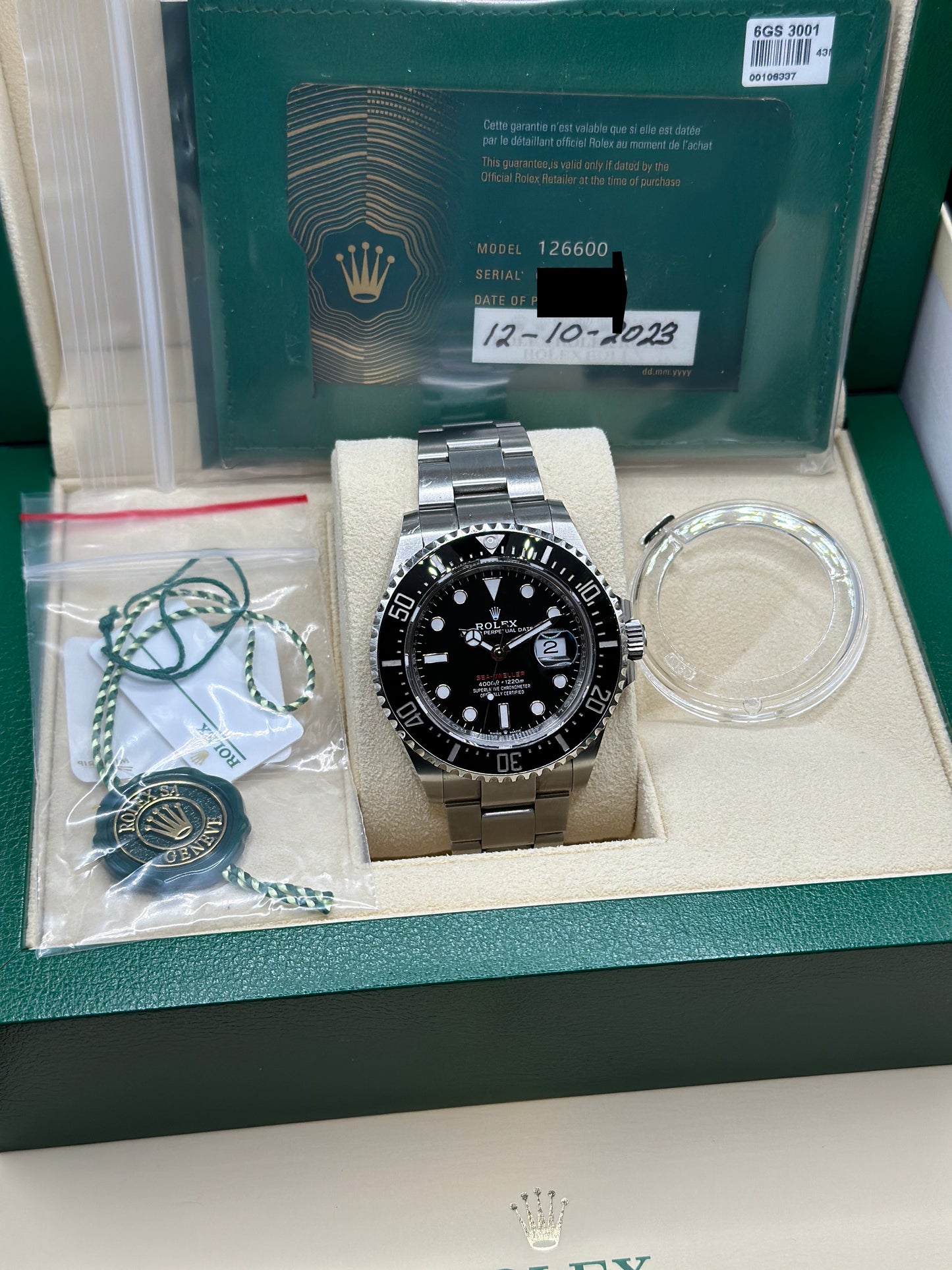 2023 Rolex Sea Dweller 126600 Full Set