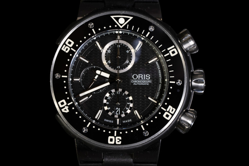 Oris Pro Diver Titanium Chronograph Automatic Full Set